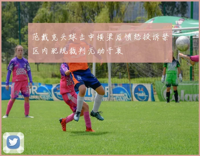 范戴克头球击中横梁后愤怒投诉禁区内犯规裁判无动于衷