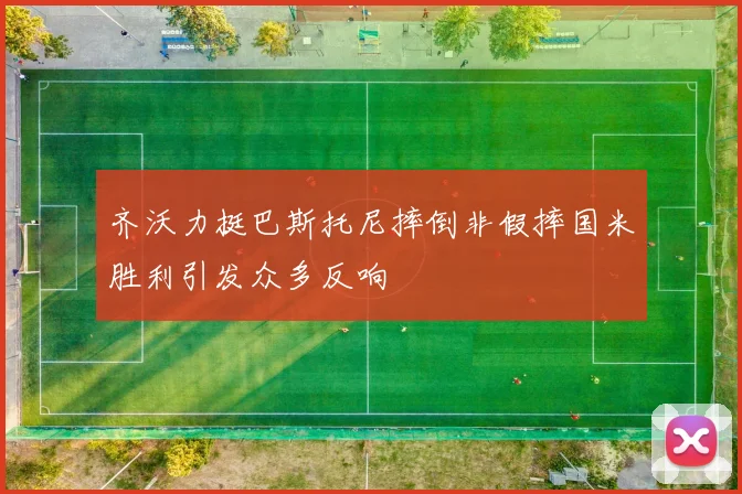 齐沃力挺巴斯托尼摔倒非假摔国米胜利引发众多反响